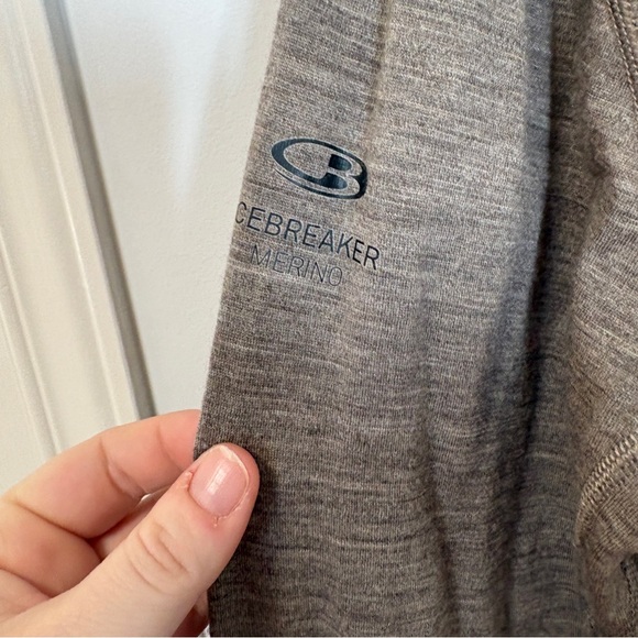 Icebreaker merino bodyfit 200 half zip thermal top medium outdoor ski hiking - Picture 3 of 14